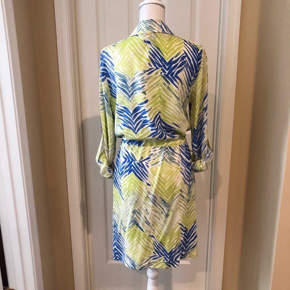 St John Silk Shirt Dress - Picture 3 of 8
